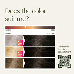 khadi BLACK grey hair coverage shown with even pigment and smooth texture