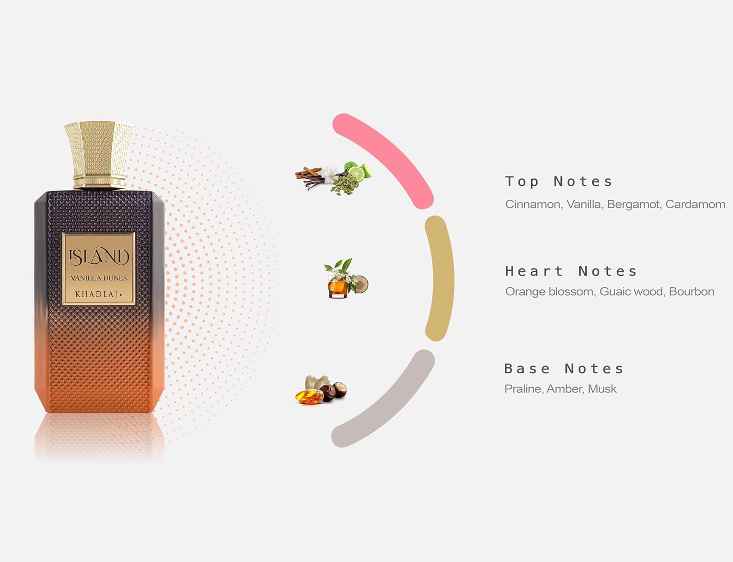 Khadlaj Island Vanilla Dunes Extrait pour—high-concentration scent for special occasions.