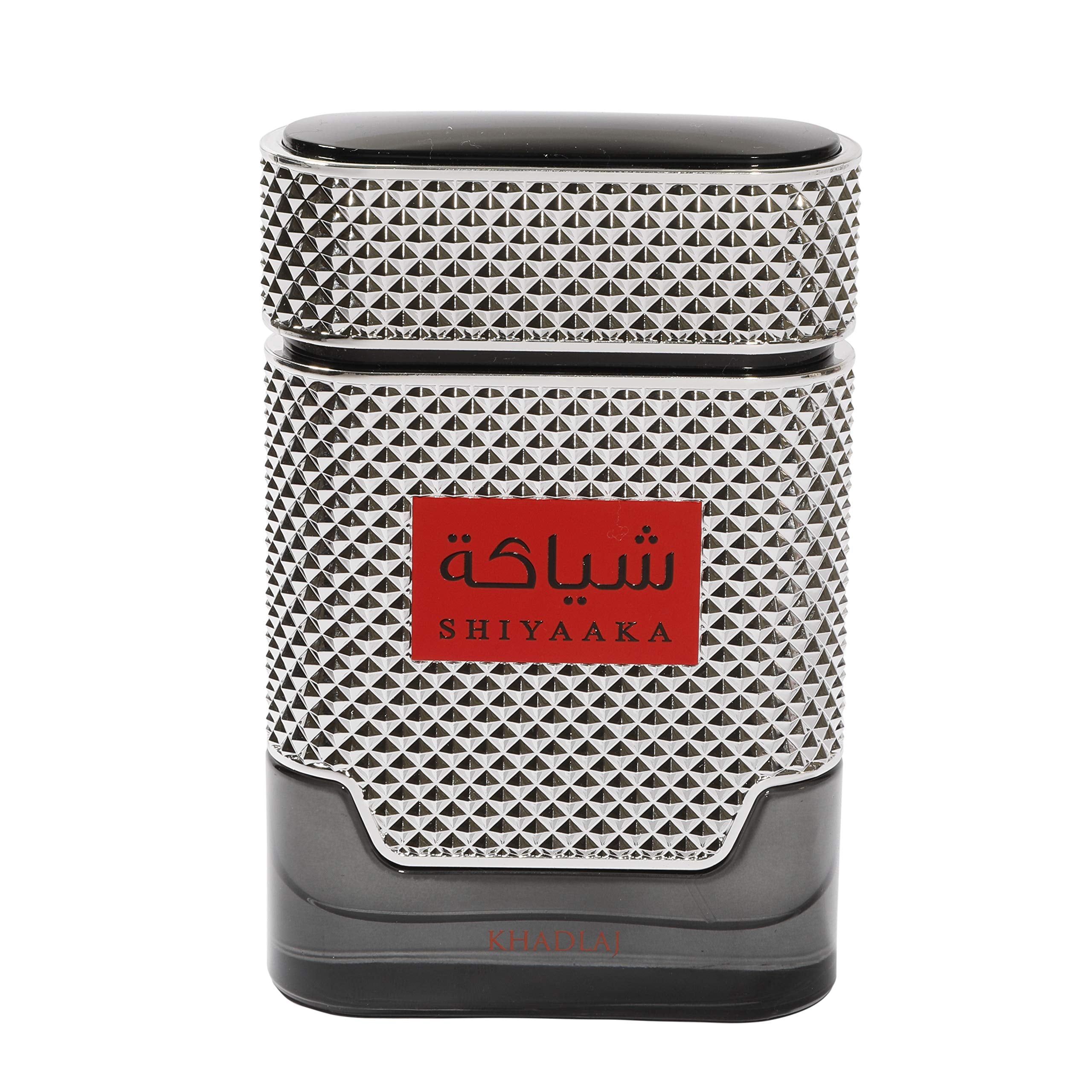 khadlaj shiyaaka-silver packaging-box conveys a premium unboxing experience.