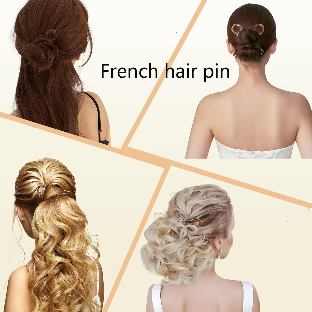 Khwcft Prestige French hair pin ponytail option adds secure, refined finish