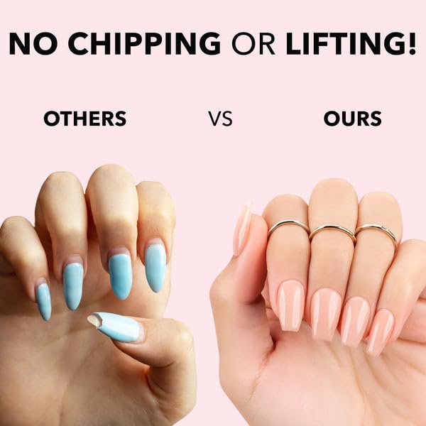 Kiara Sky Dip Base Coat fast-drying formula enables efficient nail sessions.