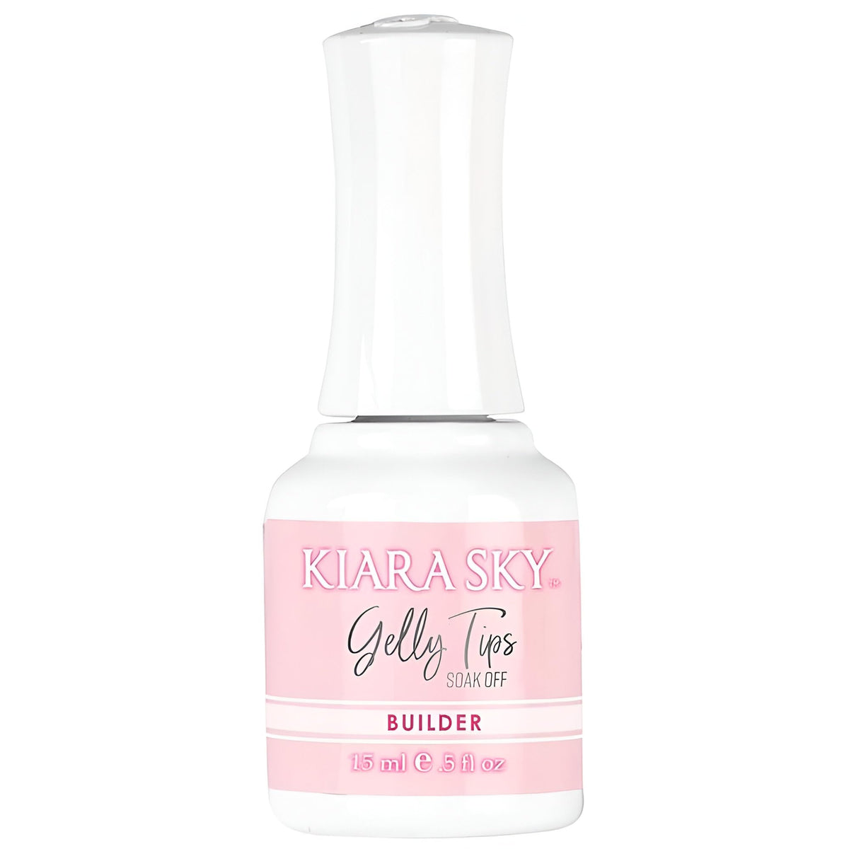 Kiara Sky Builder Gel bottle front for long-lasting gel nails at home
