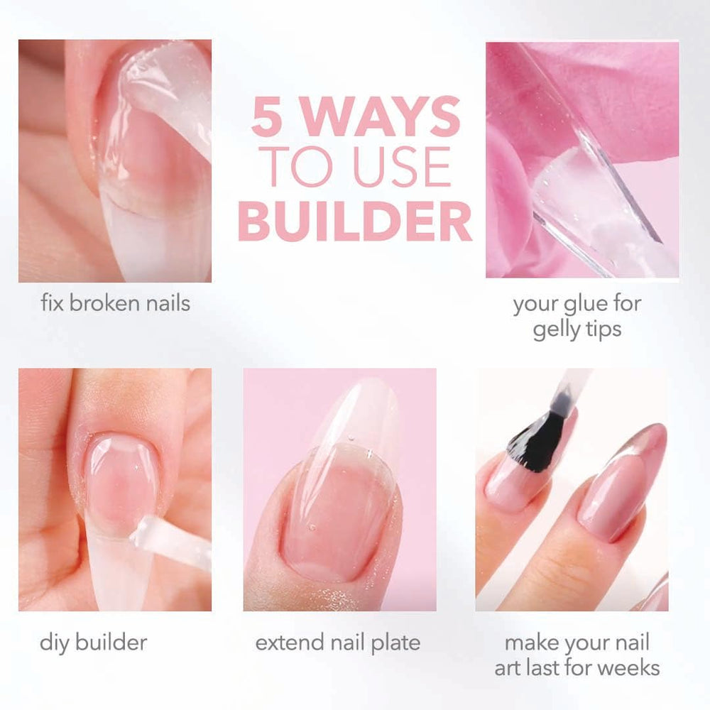 Kiara Sky Builder Gel cruelty-free badge indicating ethical beauty standards