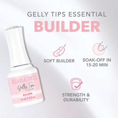 Kiara Sky Builder Gel texture close-up showing creamy consistency