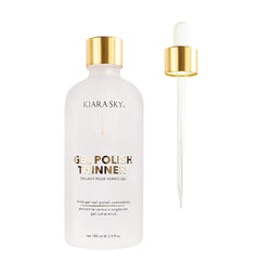 Kiara Sky Gel Polish Thinner being mixed to restore smooth gel consistency.