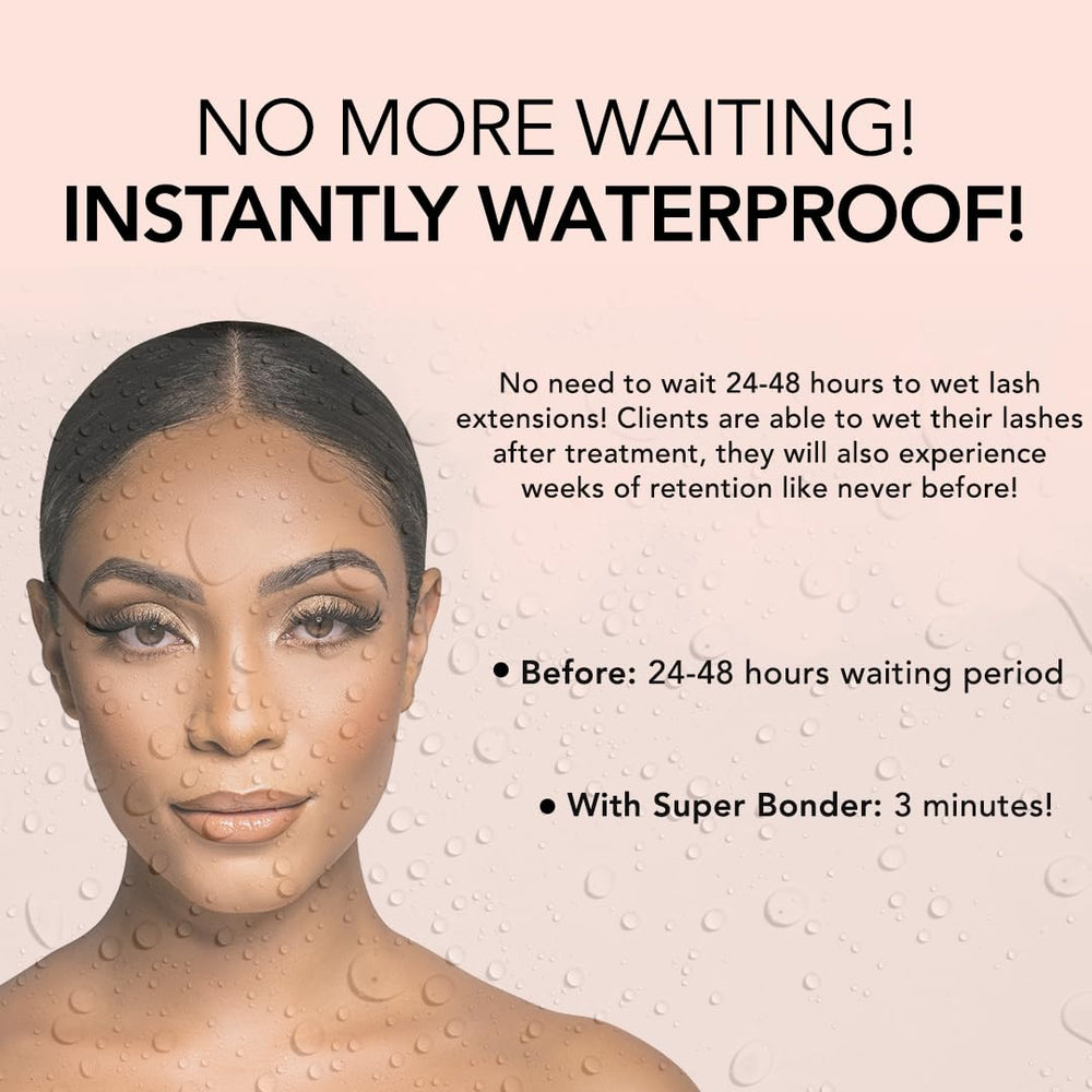 Kiara Sky lash super bonder elastic-bond feature reduces breakage and maintains lash flexibility