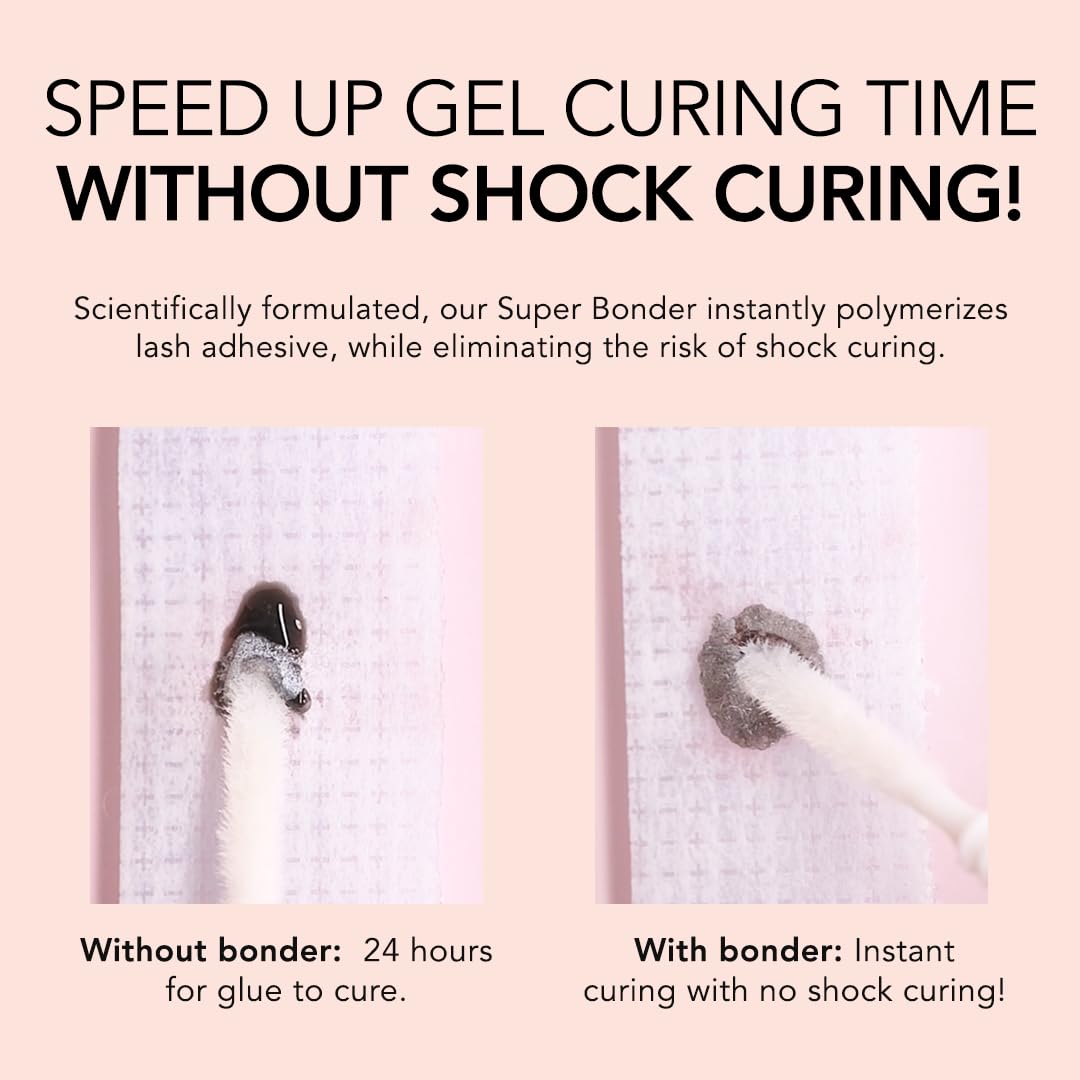 Kiara Sky lash super bonder fast-drying-time helps efficiency in appointments