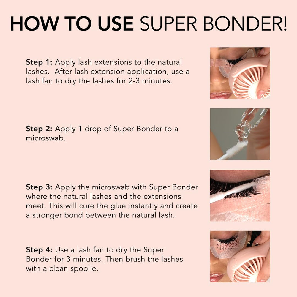 Kiara Sky lash super bonder professional-use-only reminder for salon safety