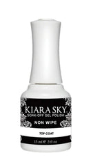 Kiara Sky LED UV top coat packshot highlights long-lasting gloss and quick cure