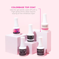 Kiara Sky top coat in application delivering a glossy finish.