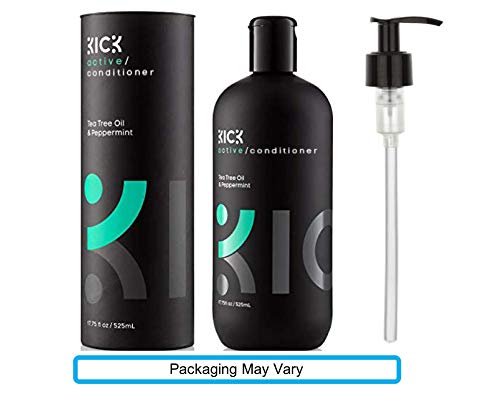 Kick Men's Conditioner Tea Tree after-workout glow captures refreshed scalp and revived hair.