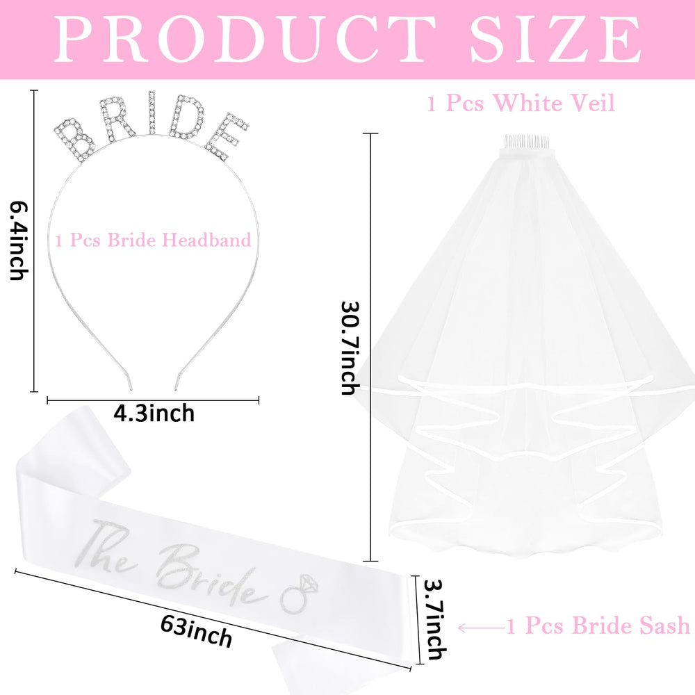 KICOSY dainty bridal accessory complements wedding day photos