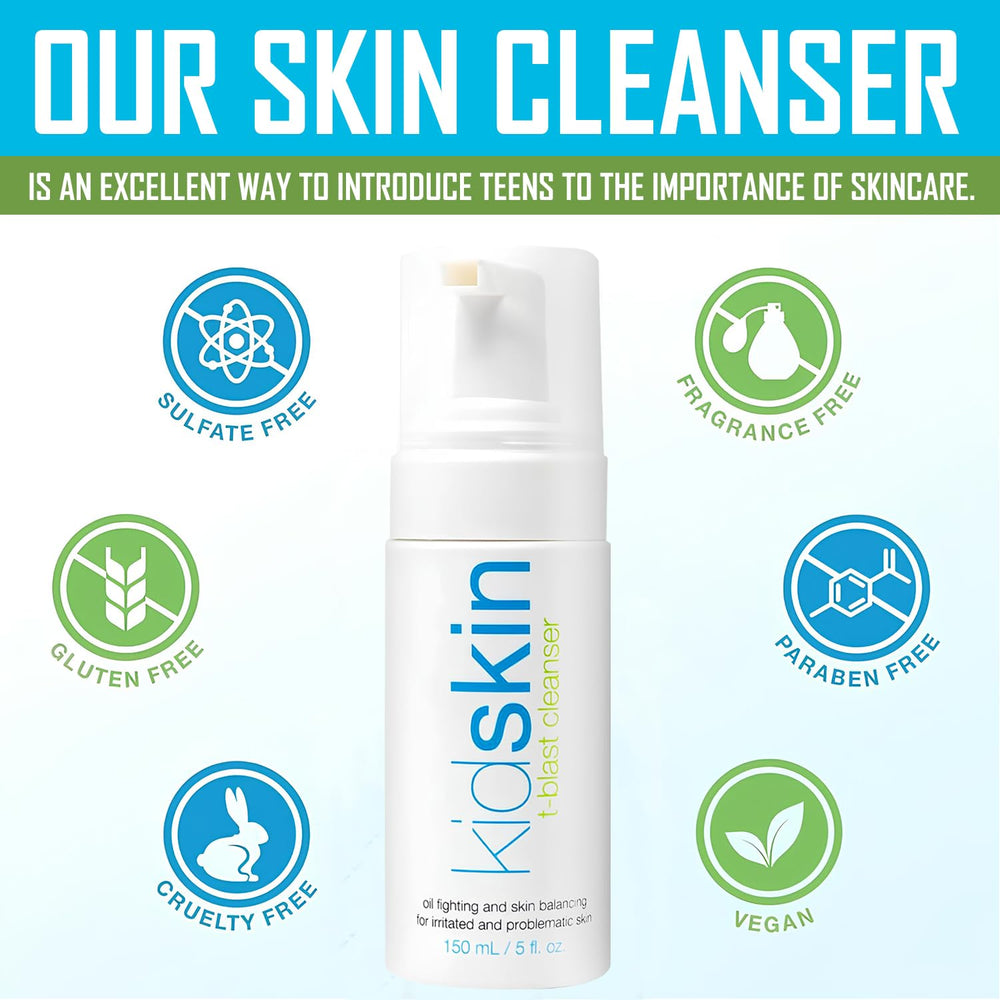 Kidskin vegan gluten-free label emphasizes clean ingredients without fragrance.