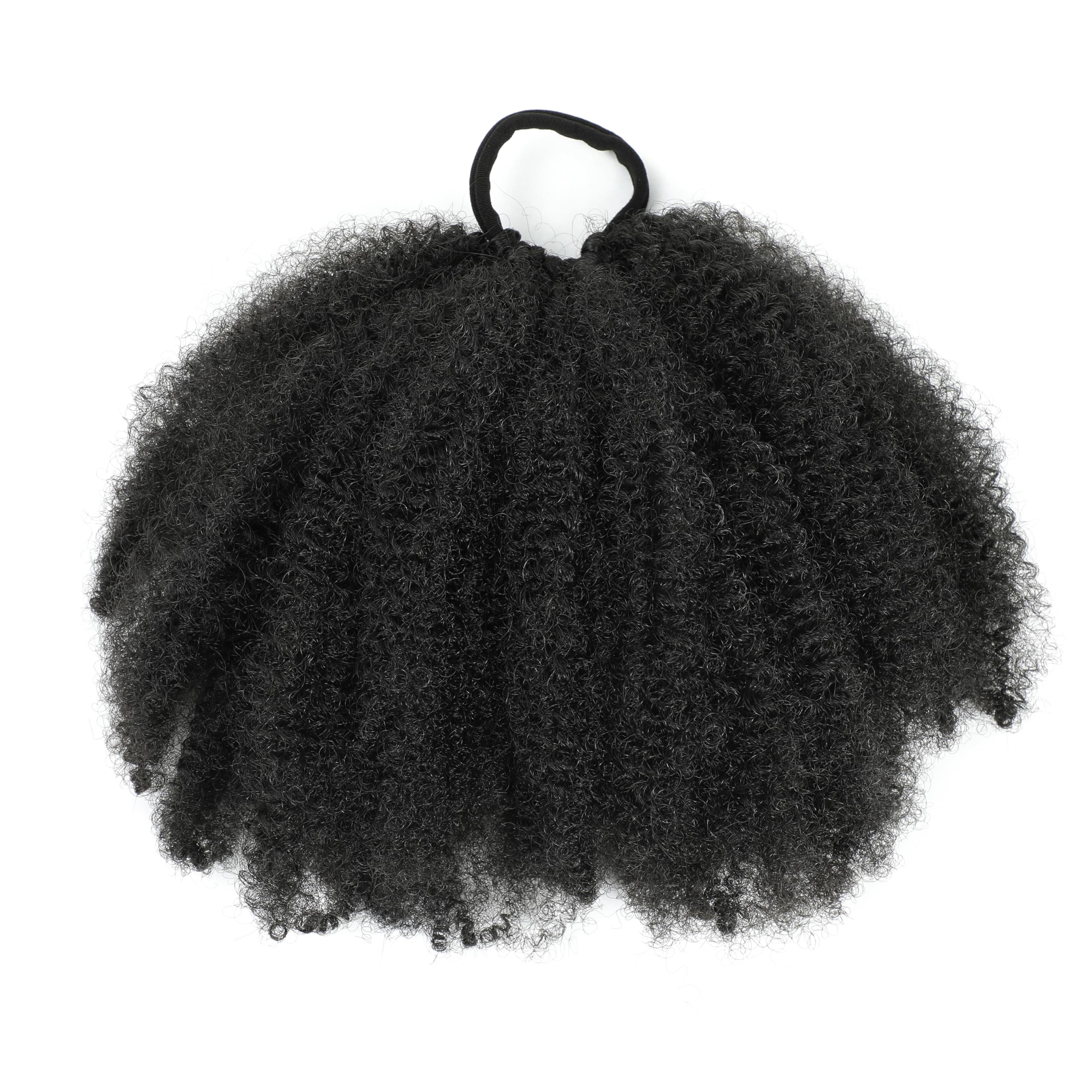 Kid's Summer Afro Puff 8inch natural-black ponytail for easy daily styling