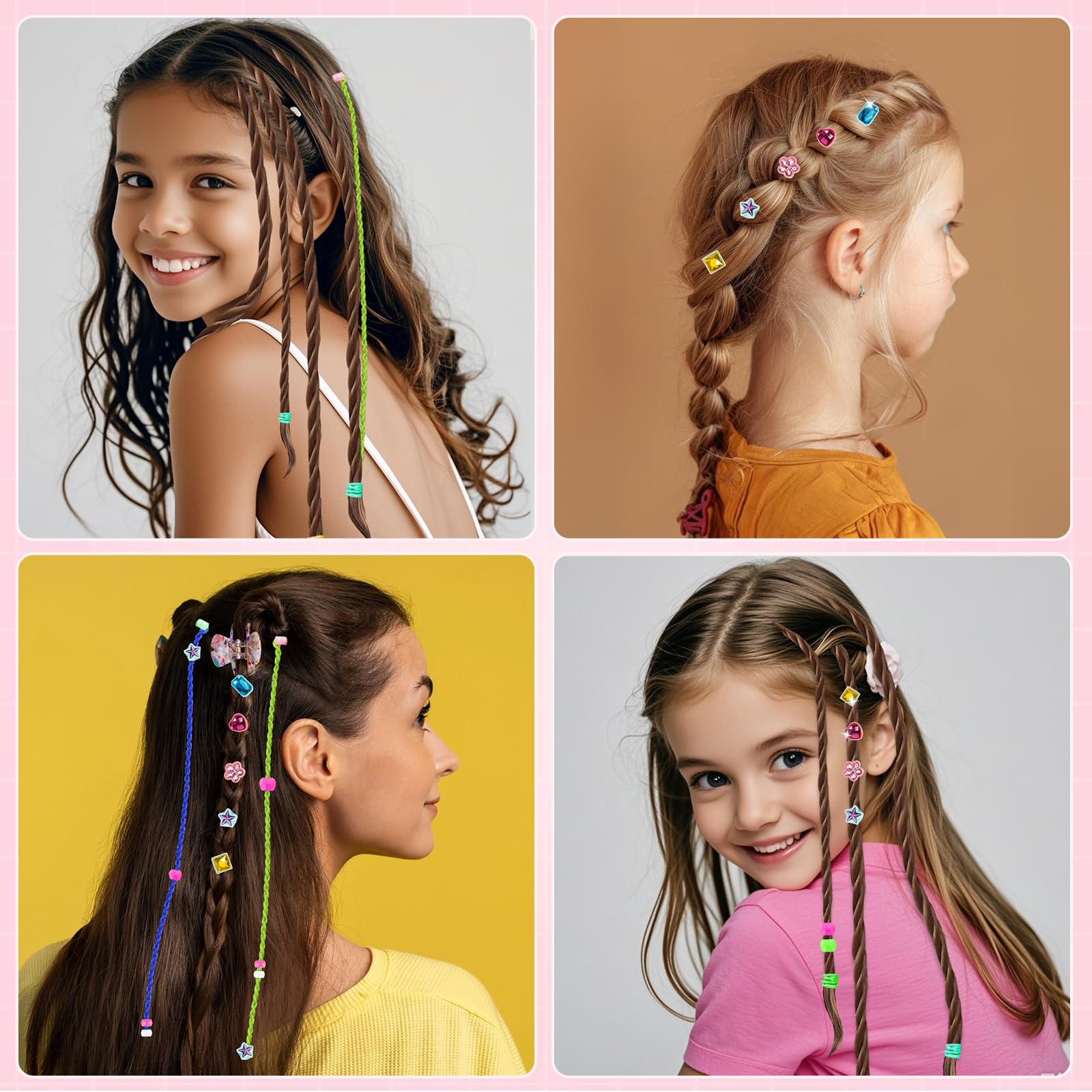 Kidzkube kid play session example shows shared styling fun for siblings.