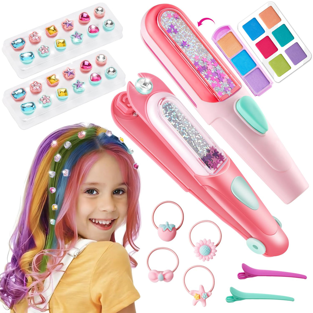 Kidzkube temporary hair chalk colors pack for vibrant, washable color ideas