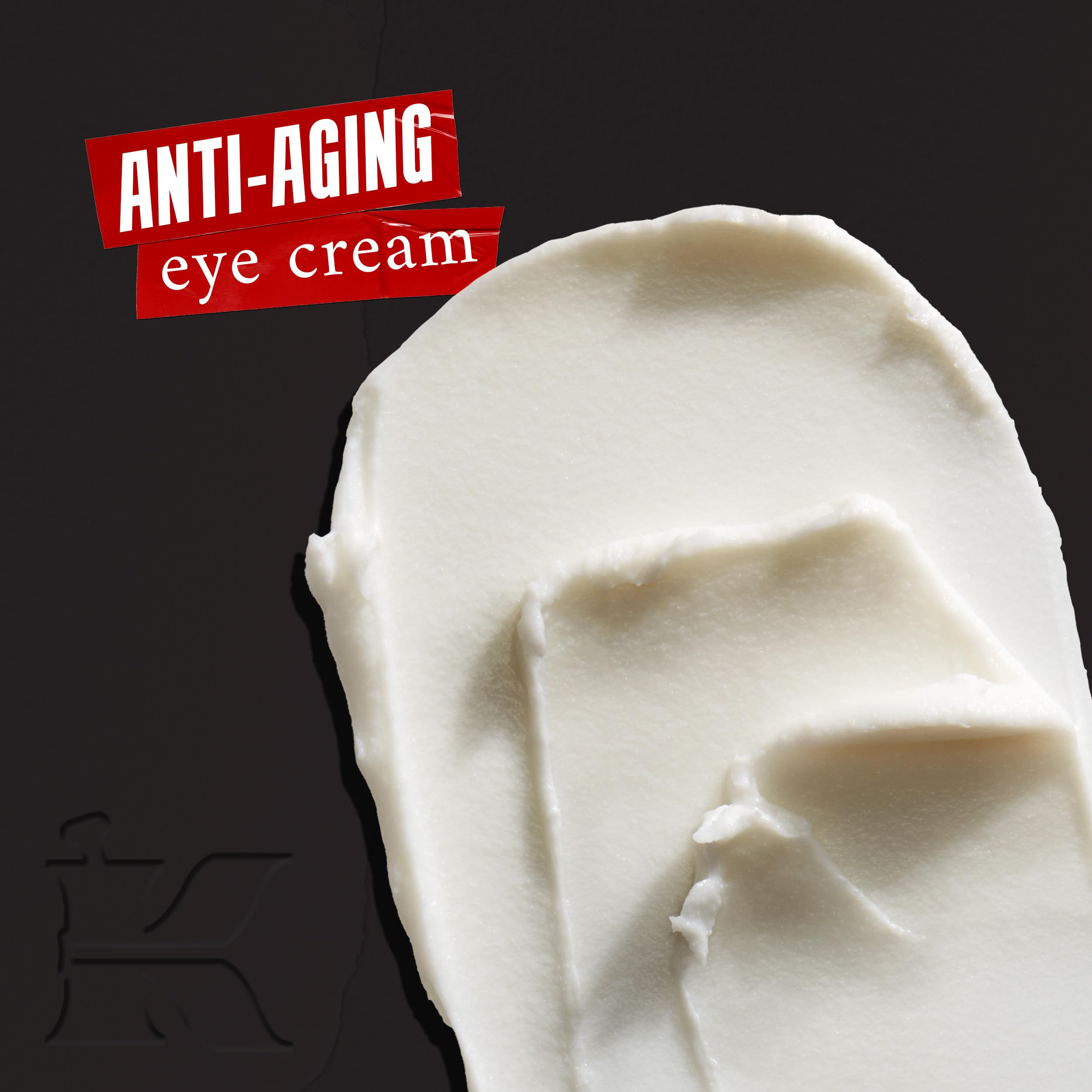 Kiehl's Age Defender Eye Repair cream texture closeup shows lightweight absorption