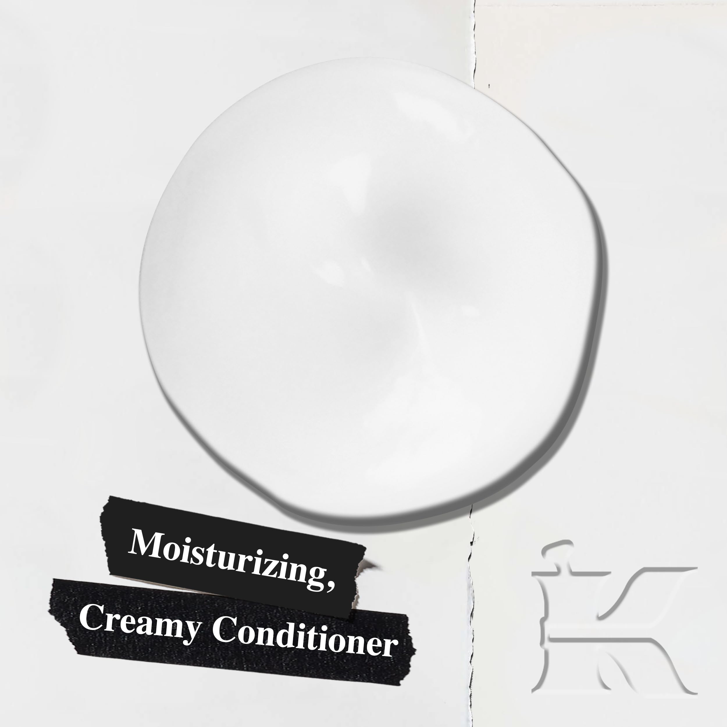 Kiehl's Amino Acid Conditioner label closeup highlights nourishing ingredients like amino acids and coconut oil.