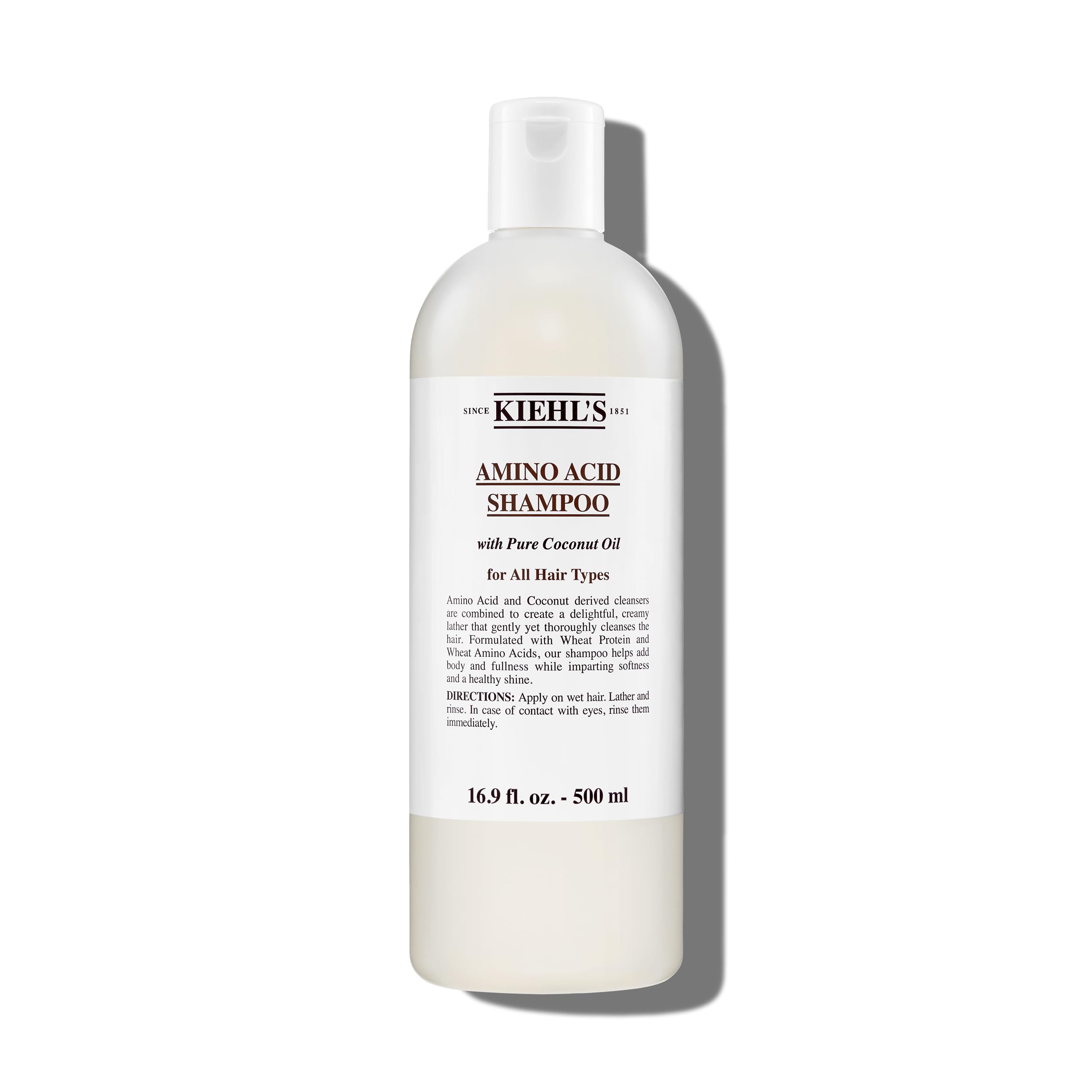 Kiehl's Amino Acid Shampoo bottle front for daily gentle cleansing
