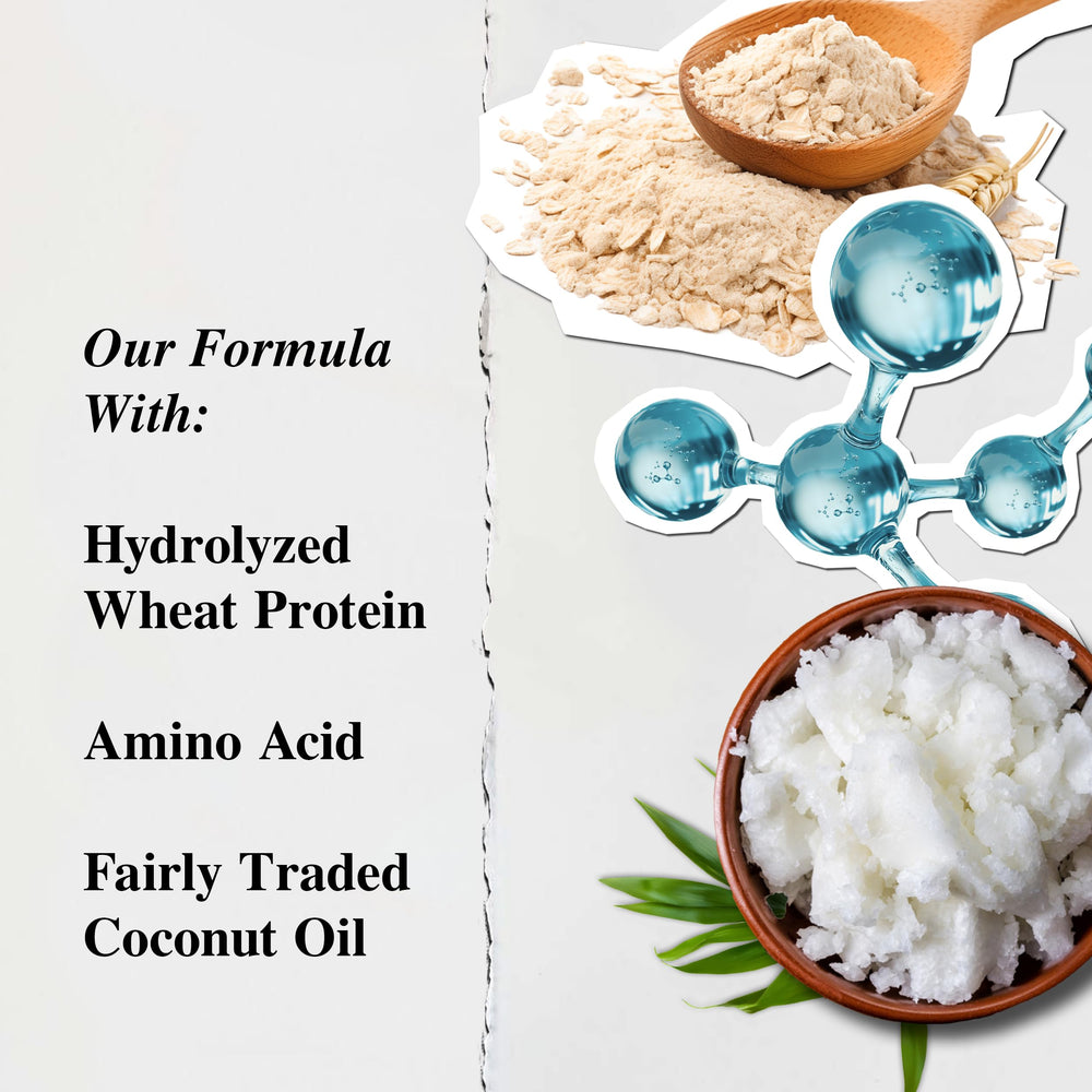 Creamy texture close-up of Kiehl's Amino Acid Shampoo for easy application.