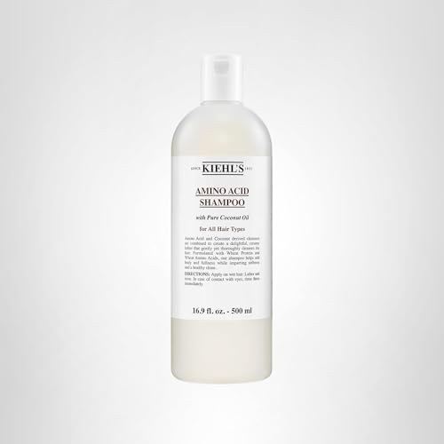 Packaging shows 16.9 fl oz size of Kiehl's Shampoo