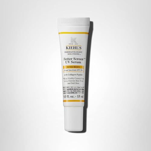 Kiehl's Better Screen UV Serum glass bottle—premium, recyclable packaging