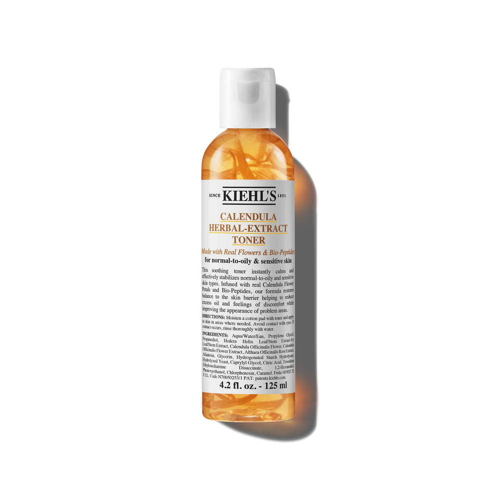 Kiehl's Calendula Toner bottle-front view, soothing tone for balanced skin