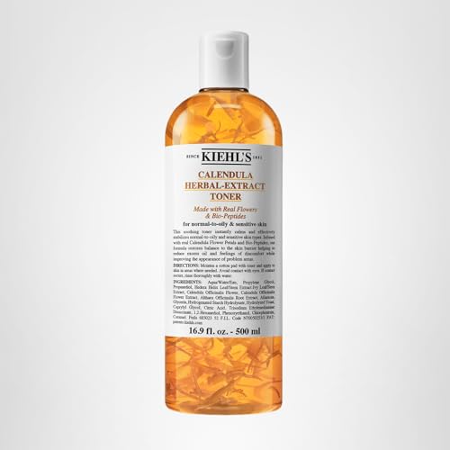Kiehl's Calendula toner texture and lightweight feel on skin