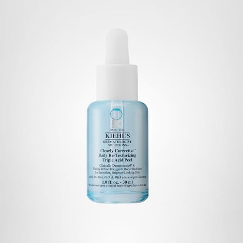 Kiehl's Clearly Corrective packaging box close-up emphasizing premium packaging.