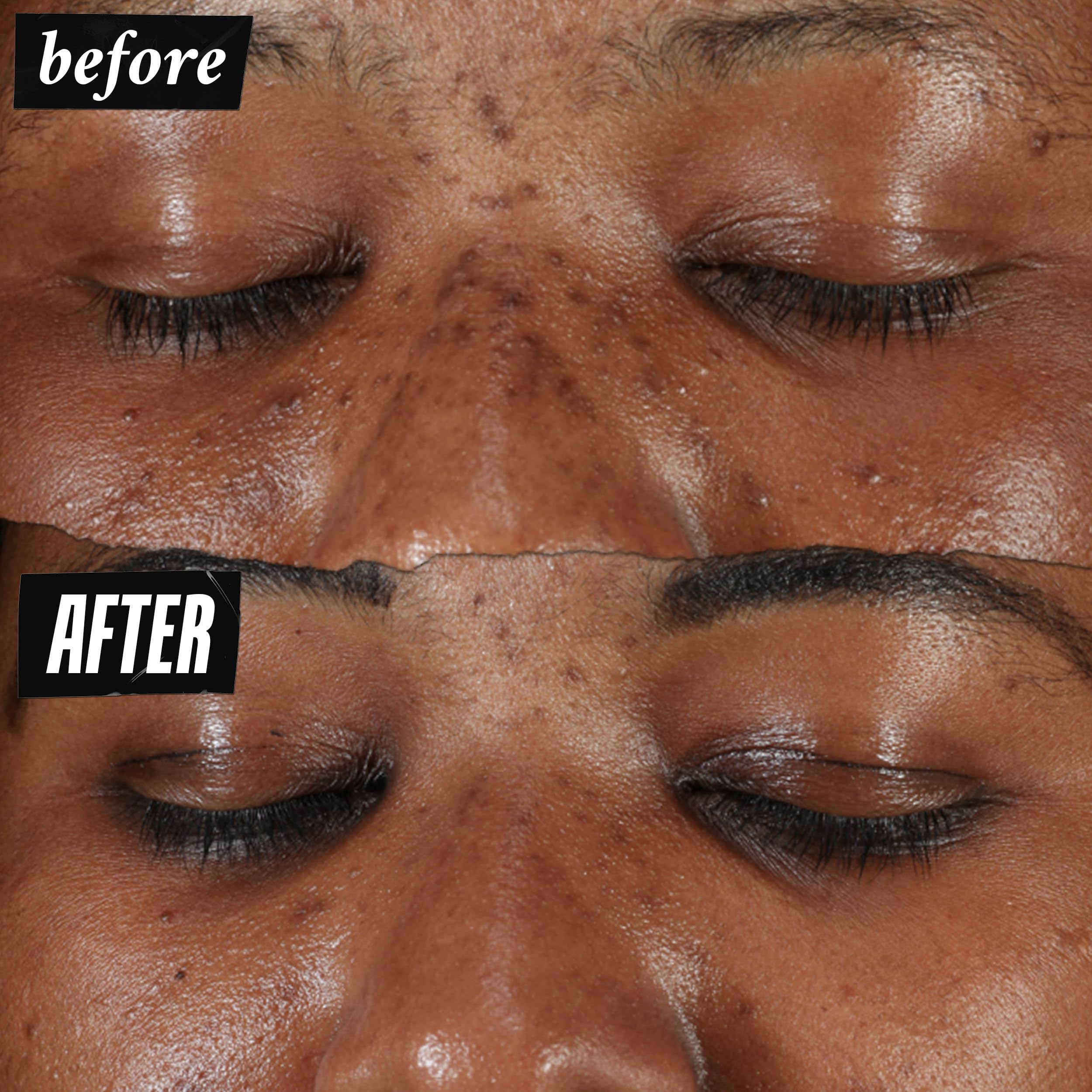 Kiehl's Clearly Corrective Serum texture swatch showing light-weight application