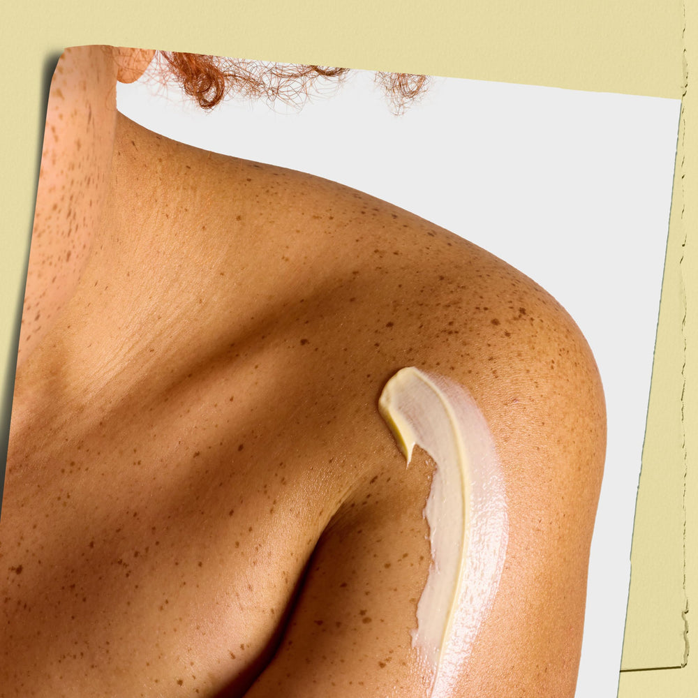 Kiehl's Creme de Corps cocoa butter and shea butter nourish for soft skin.