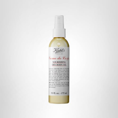 Vanilla almond scent of Kiehl's Creme de Corps enhances daily moisturizing ritual.