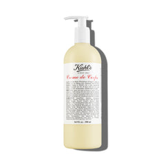 Kiehl's Creme de Corps Rich bottle closeup highlighting premium hydration