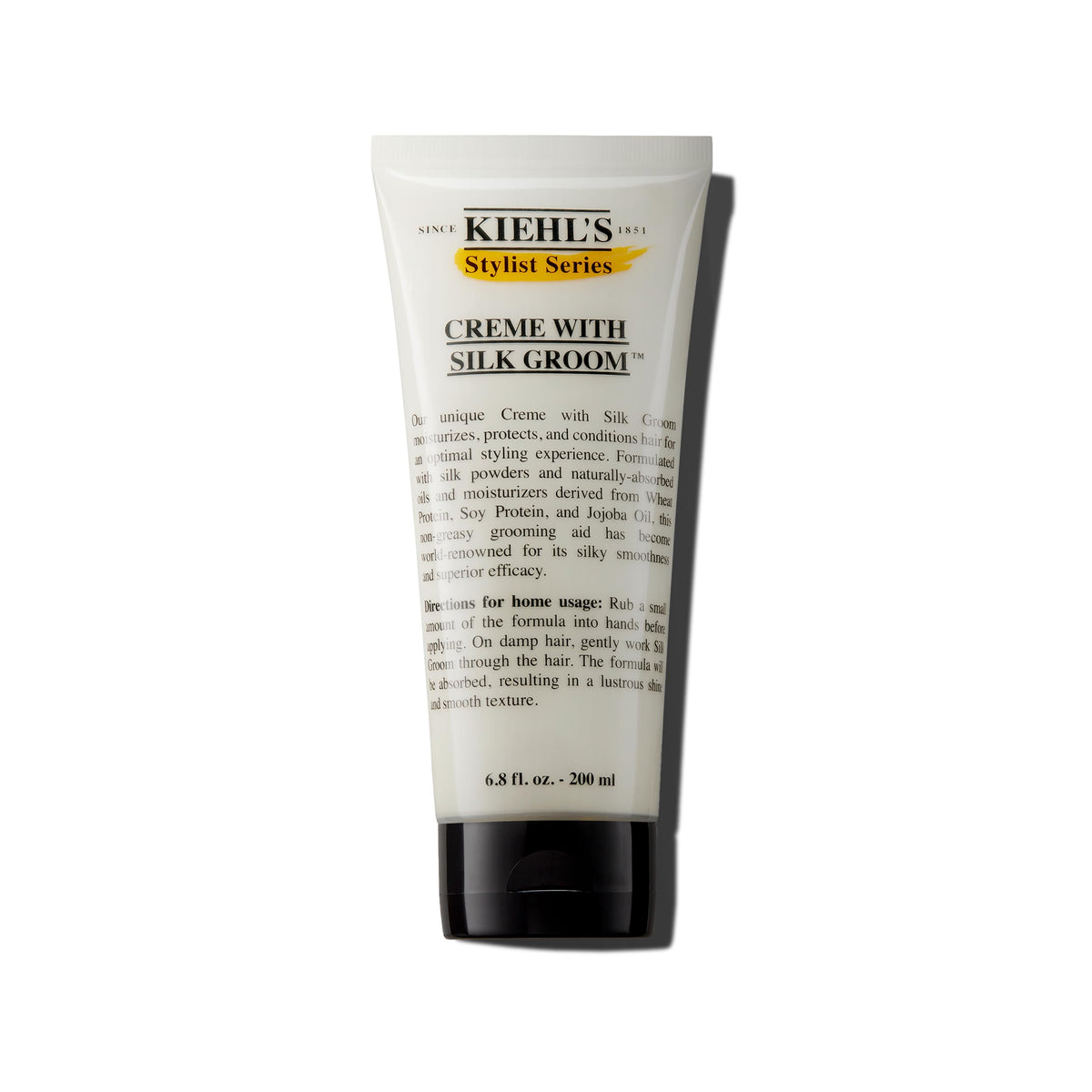 Kiehl's Crème with Silk Groom bottle 6oz delivering light conditioning and shine.