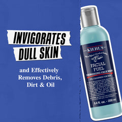 Kiehl's Facial Fuel featuring caffeine for an energizing skin boost