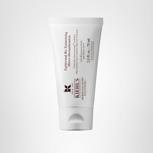 Kiehl's facial scrub reveals refined pores and smoother complexion.