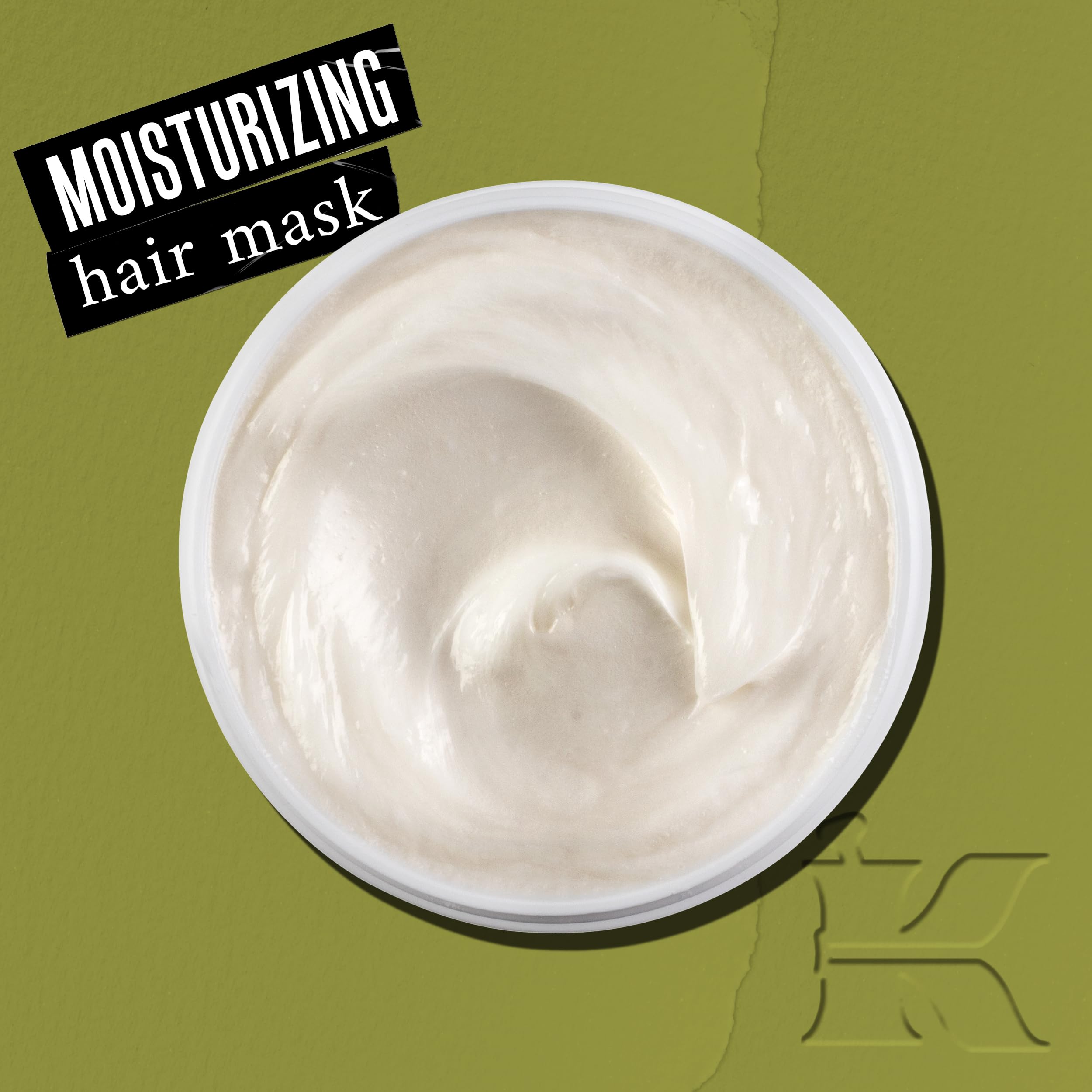 Kiehl's Hair Mask application on damp hair shows even-end nourishment