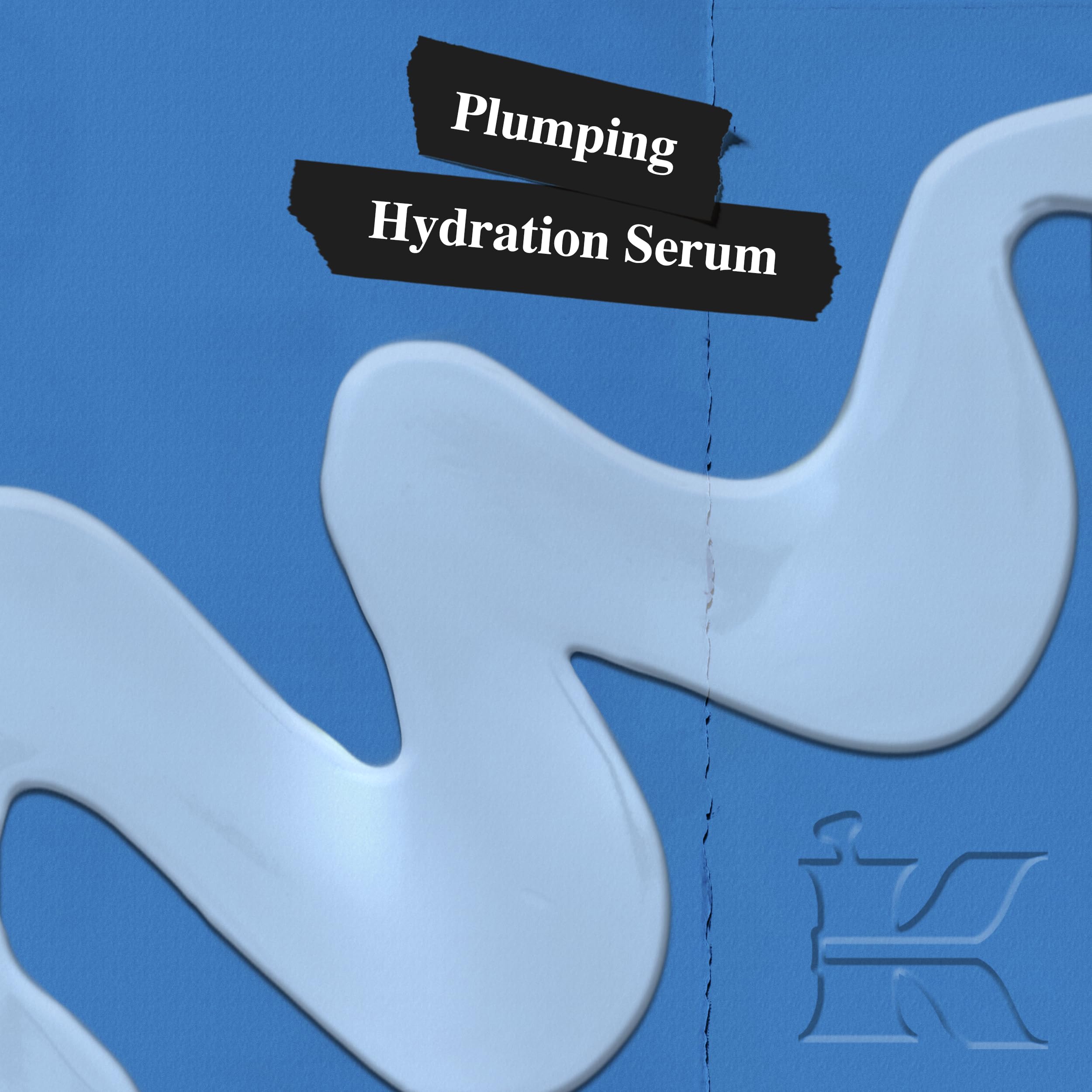 Kiehl's Hydro-Plumping Serum application demonstrates even, quick absorption.