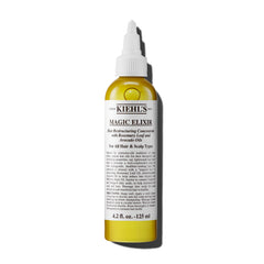 Kiehl's Magic Elixir bottle-front: lightweight pre-shampoo care for moisturized scalp and shine