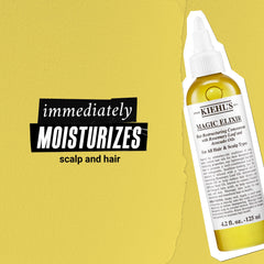 Kiehl's Magic Elixir hair-shine-closeup captures natural shine and soft hair texture