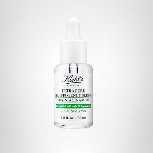 Kiehl's Niacinamide Serum delivers a fresh glow after use.