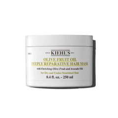 Kiehl's Olive Fruit Oil Deeply Reparative Mask packaging signals rich nourishment