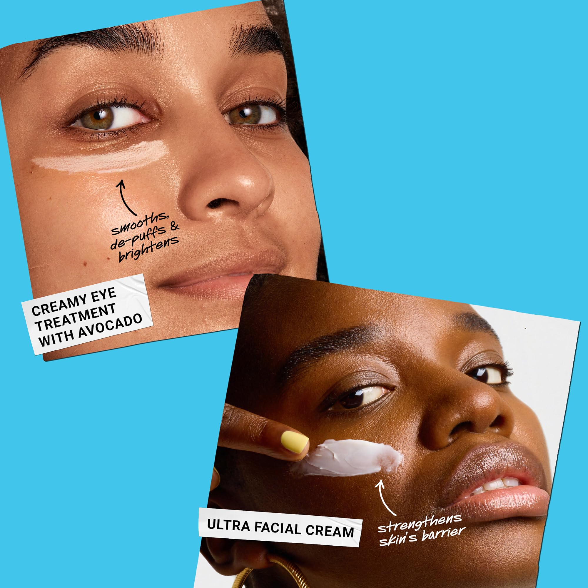 Kiehl's Set packaging close-up shows a sleek box highlighting the hydration duo.