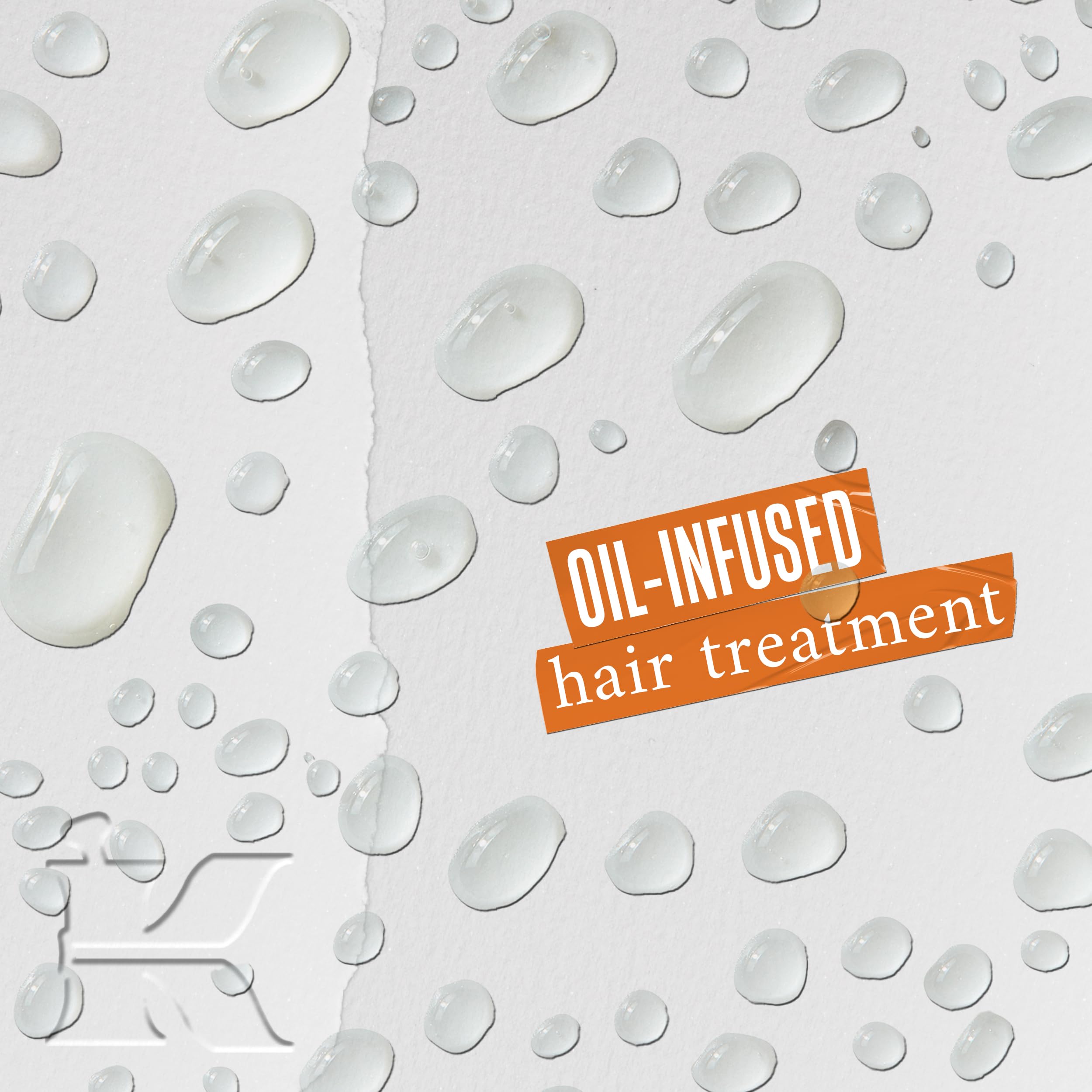 Kiehl's Smoothing Oil applied to damp hair for added volume.