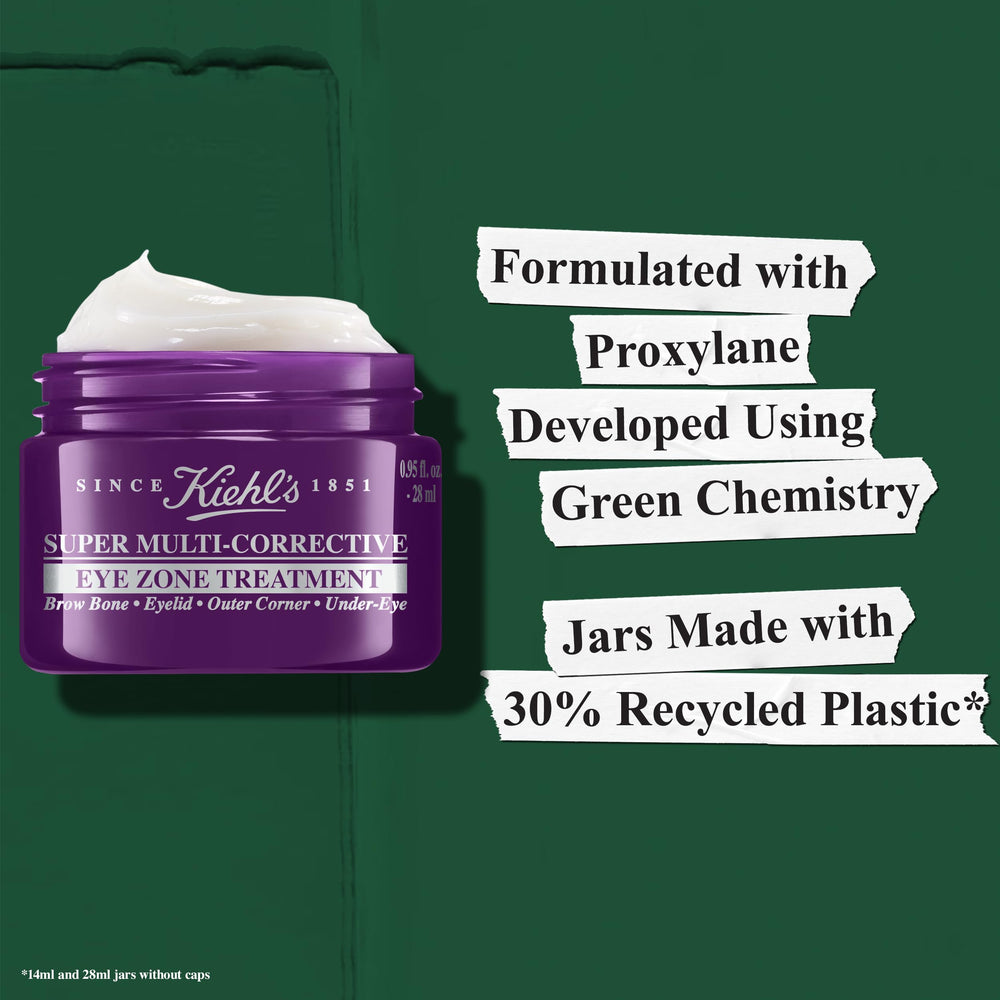 Kiehl's Super Multi-Corrective Eye Cream mature skin benefits around eyes.
