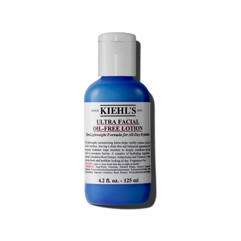 Kiehl's Loción facial sin aceite, textura ligera, hidratación suave para piel grasa