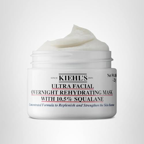 Kiehl's Ultra Facial Overnight Mask night ritual for refreshed morning skin.