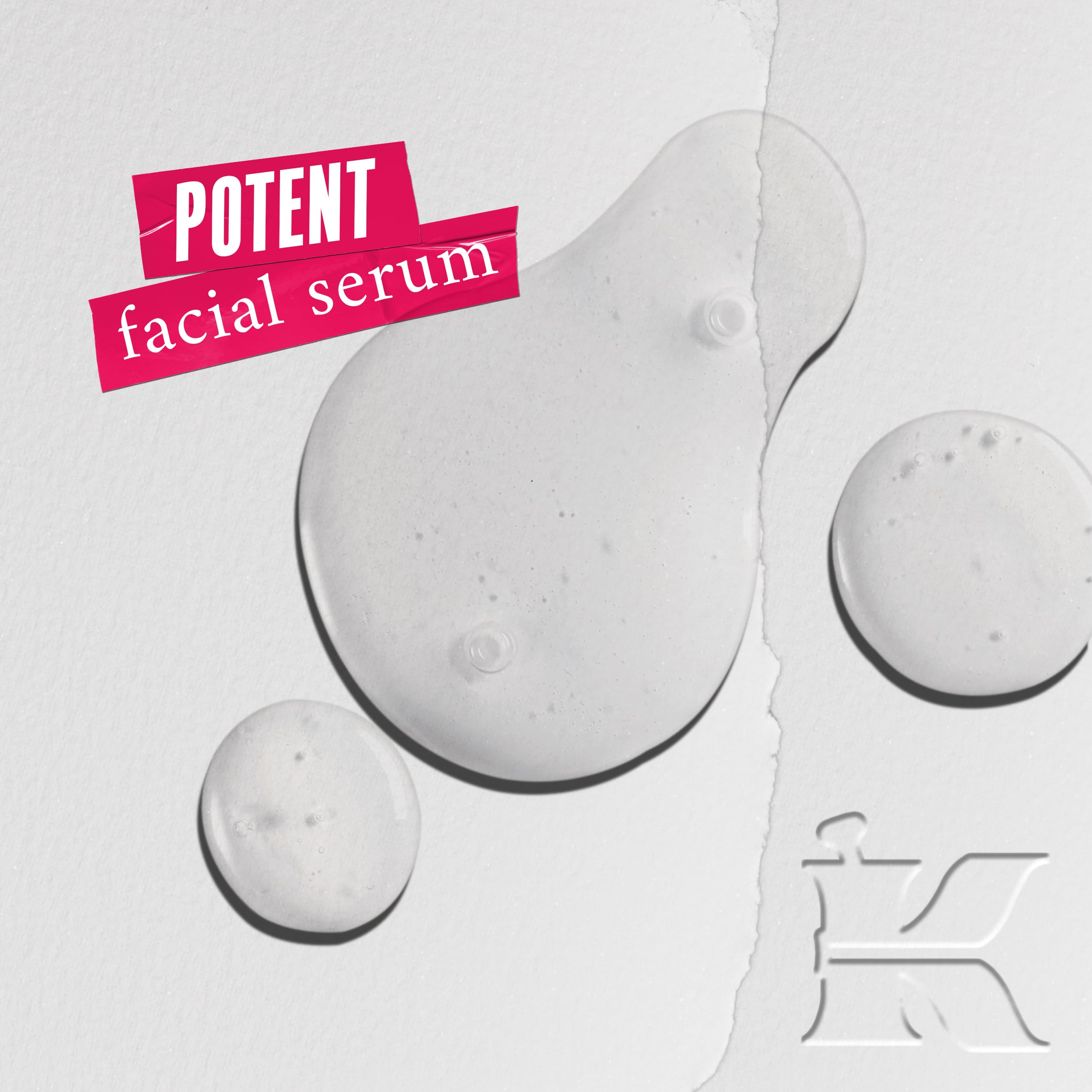 Kiehl's Ultra Pure serum drops applied for gentle exfoliation and visible glow.