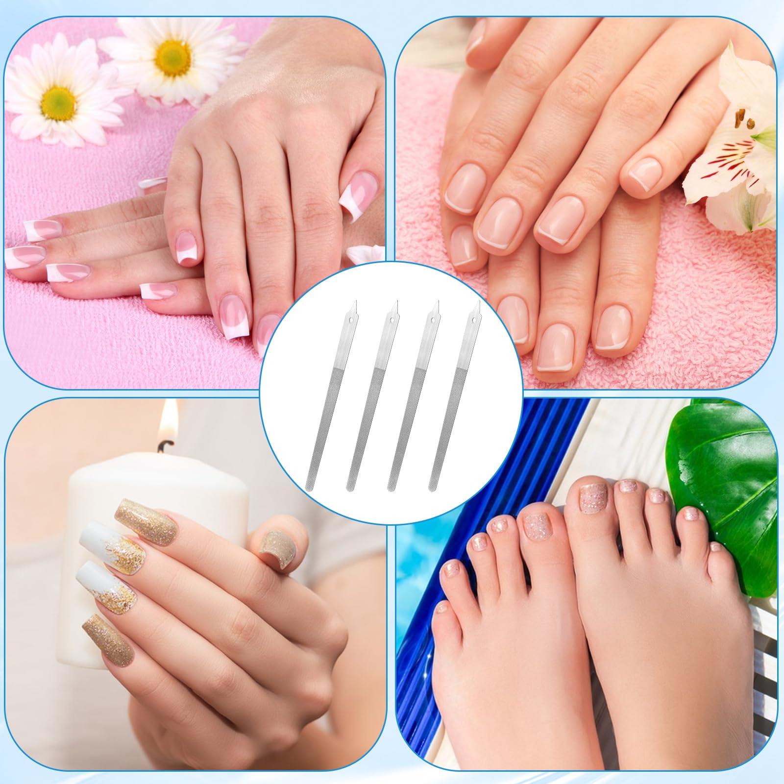 Kifmurase 4-pack nail files keeps replacements handy for busy studios.