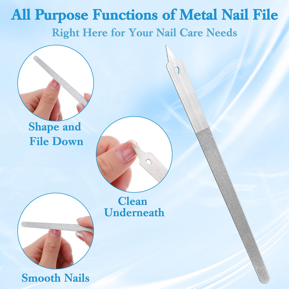 Kifmurase pointed-tip deb nail file cleans under nails for precise grooming.
